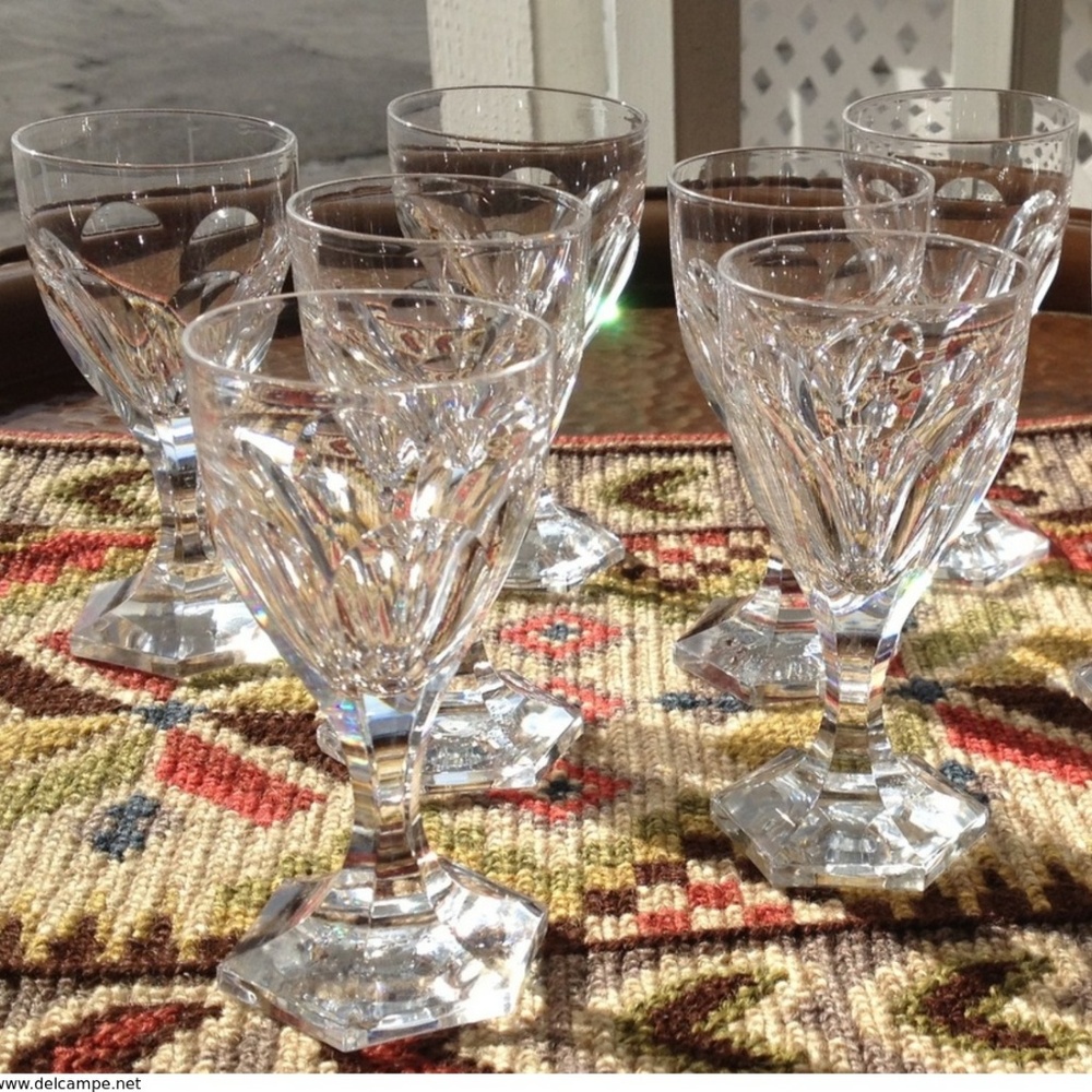 Kosta Boda Bergh Crystal 10 Ea Cordial Claret Wine